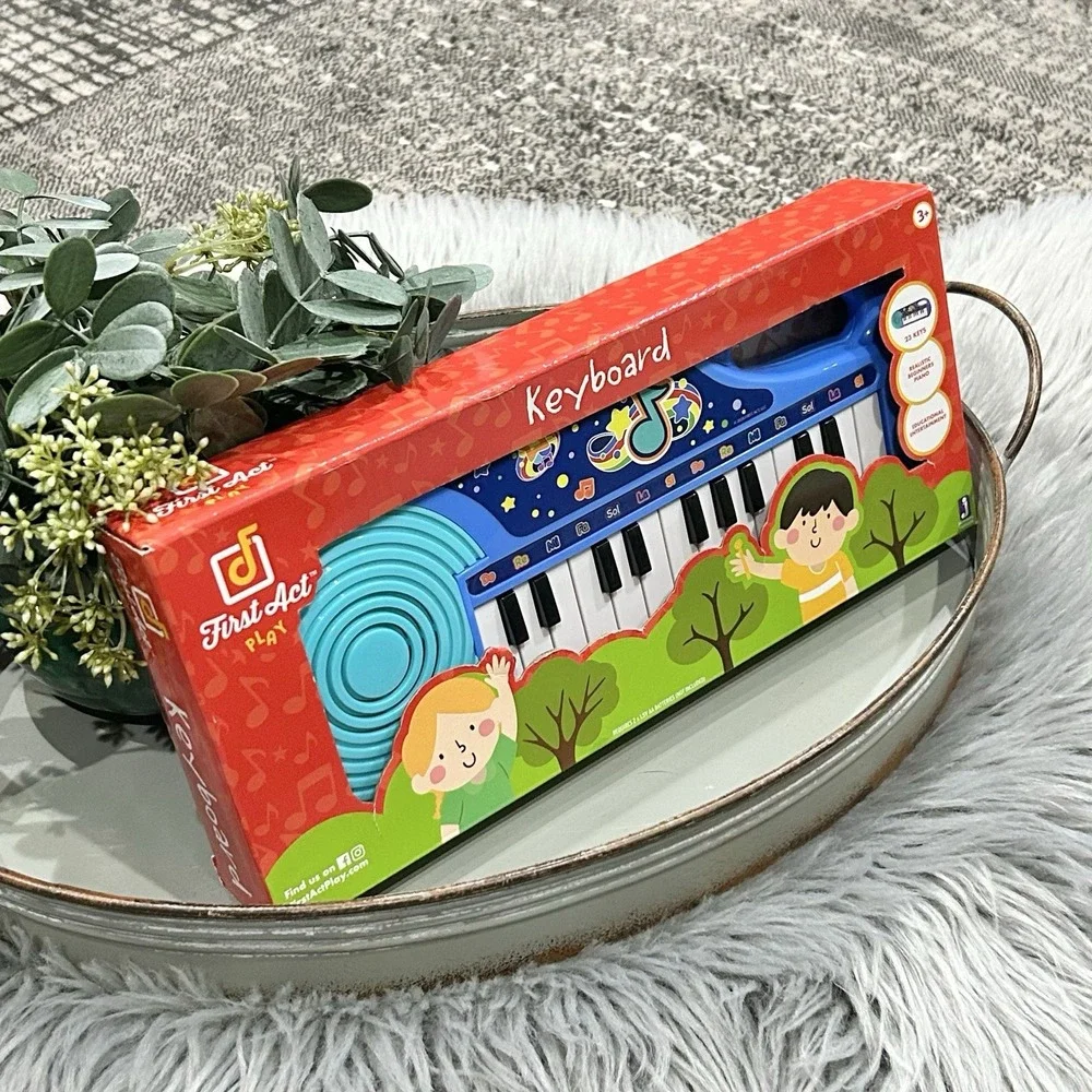 First Act Play Toddler Keyboard Piano New In Box Ages‎ 3+